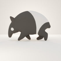bakuのロゴを3D化した画像